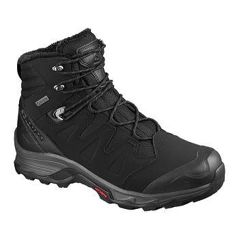 Salomon Férfi QUEST Téli GTX Téli Cipő Fekete